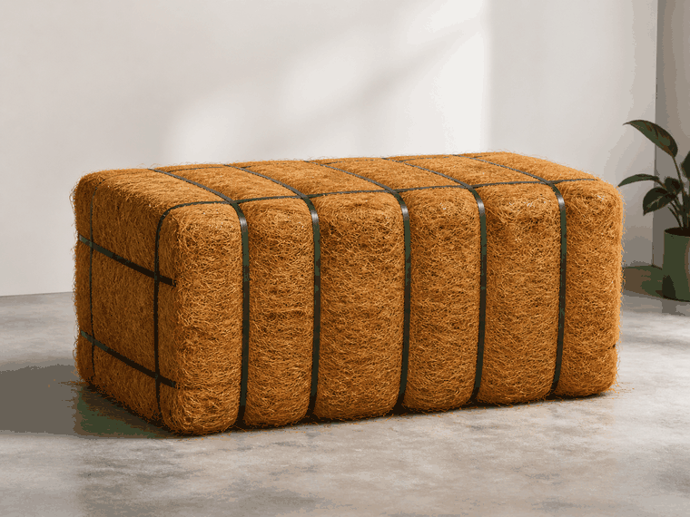 Coir fibre bale